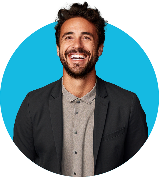 Happy hiring manager